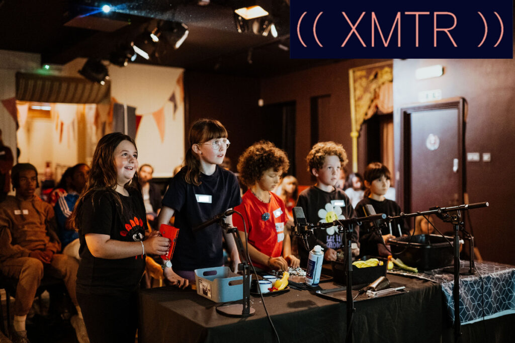 XMTR.FM logo Audio Arts Festival